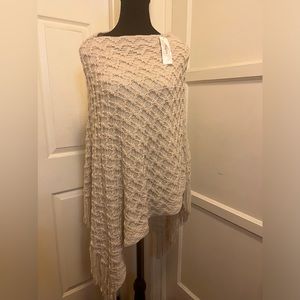 Ruggine Macchia di Poncho O/S NWT